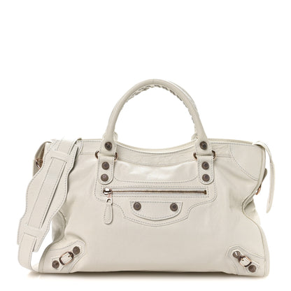 Balenciaga Agneau Giant 12 Rose Gold Hardware City White Light 1 of 10