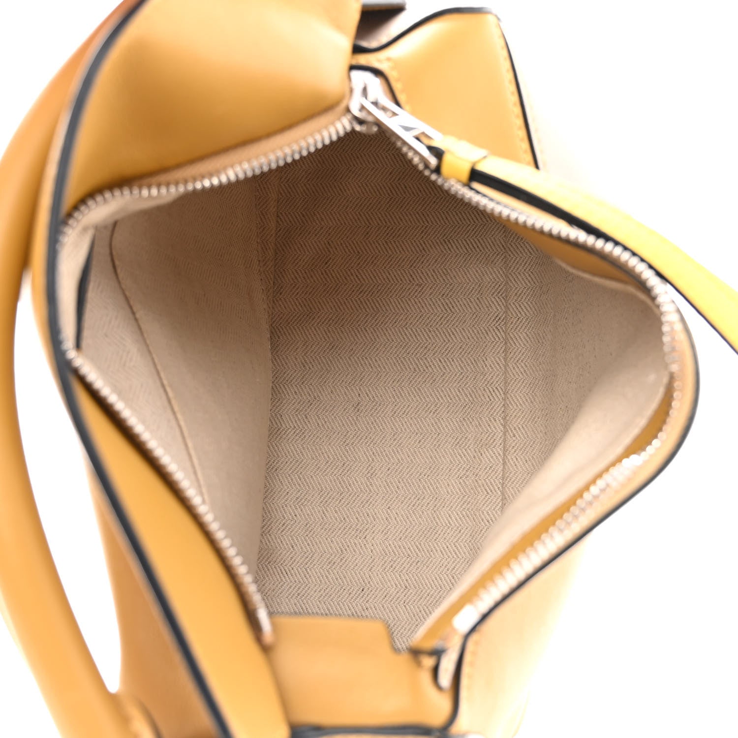 Loewe Grained Calfskin Small Puzzle Bag Ocre Yellow 5 of 13