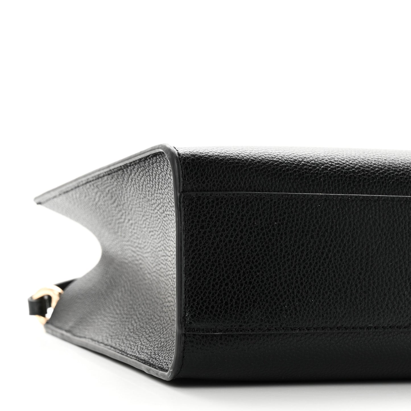 Calfskin Mini Grind Tote Bag Black