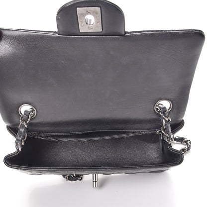 Chanel Lambskin Quilted Mini Rectangular Flap Black 5 of 7