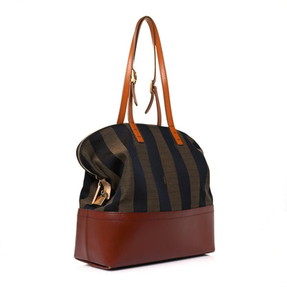 Fendi Pequin Cuoio Vegetale 2Bag Tobacco Cuoio Miele Vacchetta 3 of 19