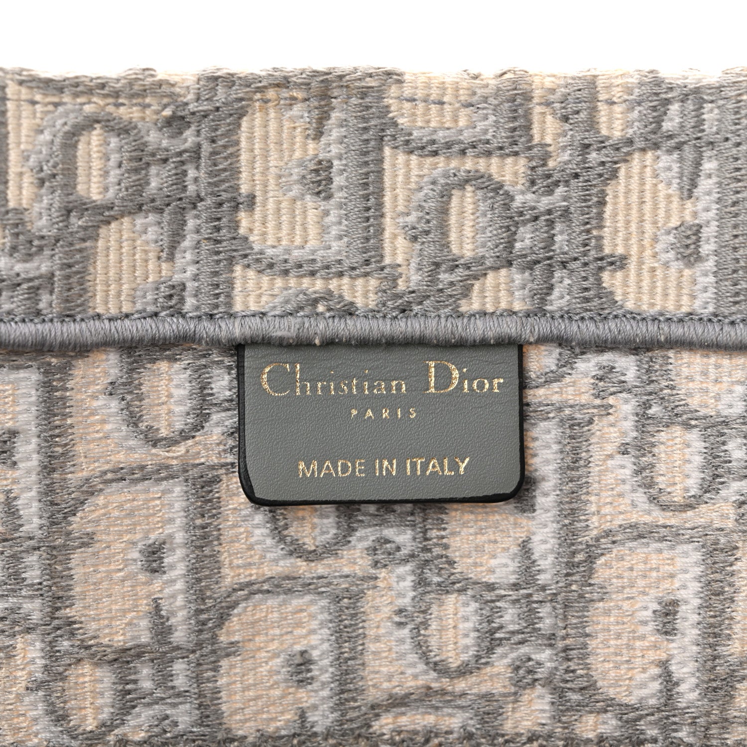 Christian Dior Oblique Medium Book Tote Grey 6 of 12