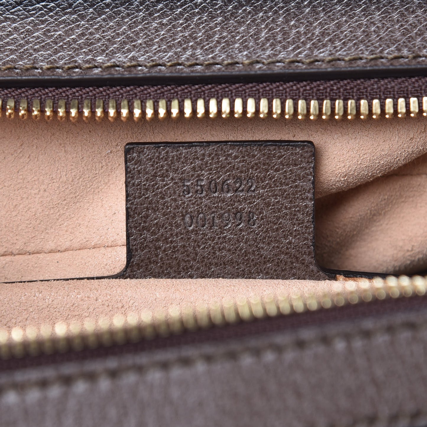GG Supreme Monogram Web Small Ophidia Top Handle Shoulder Bag Brown