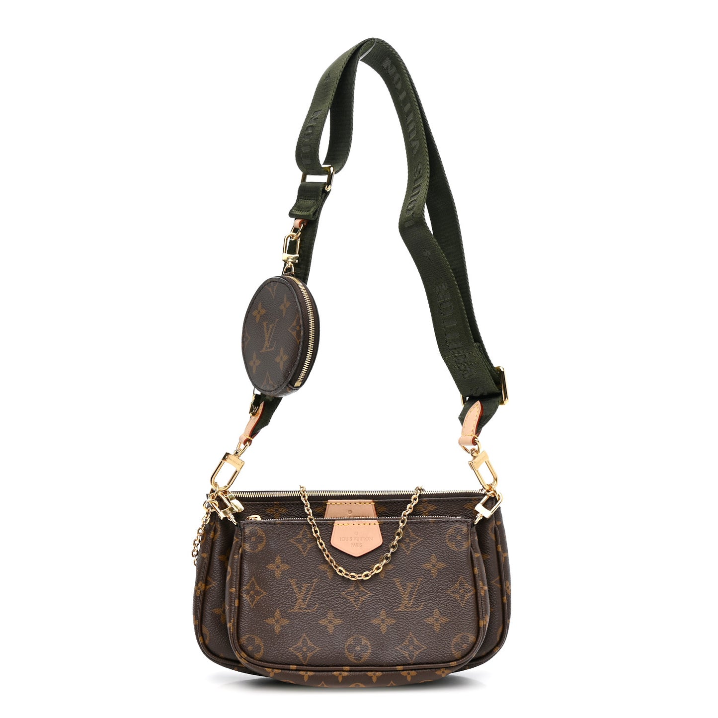 Monogram Multi Pochette Accessories Kaki