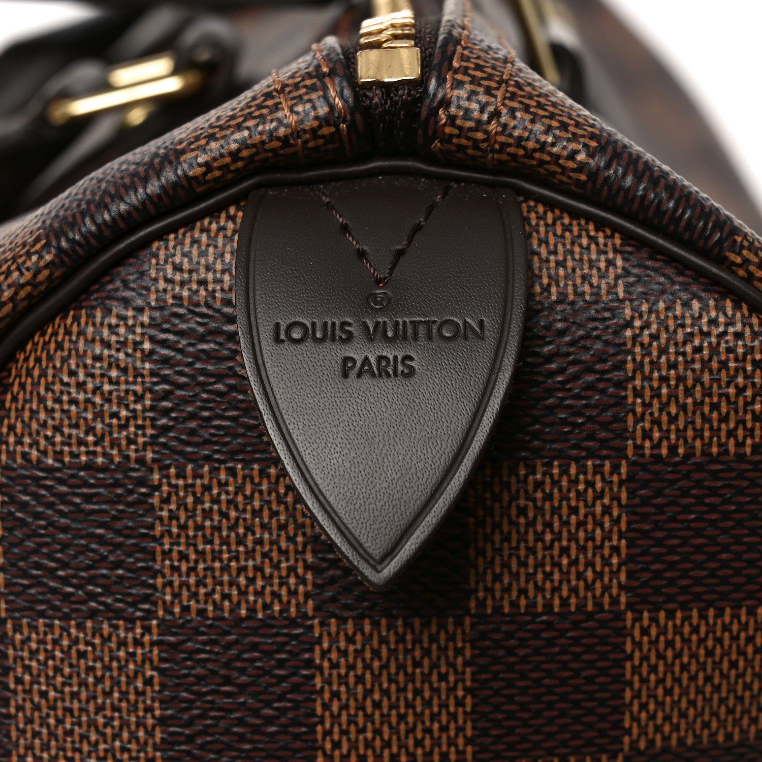 Louis Vuitton Damier Ebene Speedy 30 5 of 9