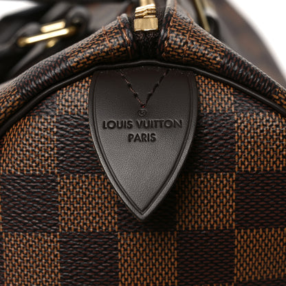 Louis Vuitton Damier Ebene Speedy 30 5 of 9