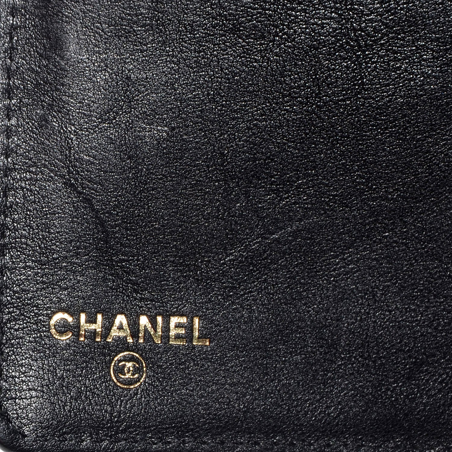 Chanel Leather Yen Wallet Black 6 of 7