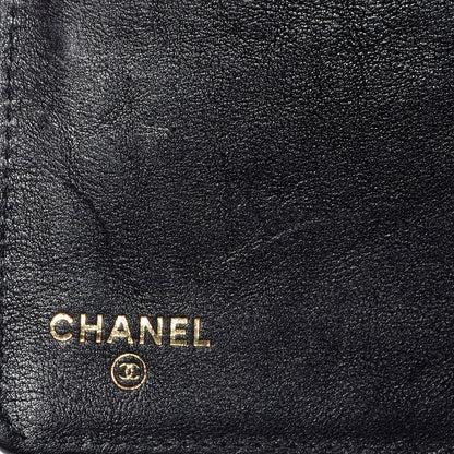 Chanel Leather Yen Wallet Black 6 of 7