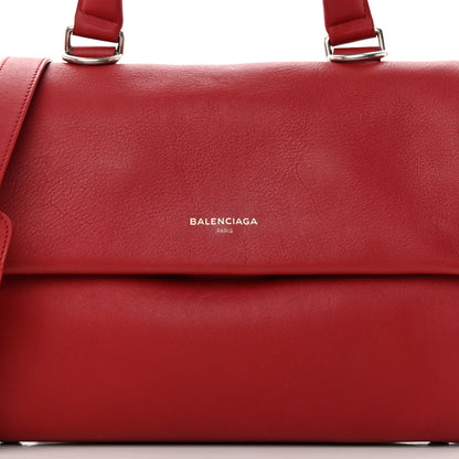 Balenciaga Veau Soyeux Small Tool Satchel Rouge Groseille 8 of 20