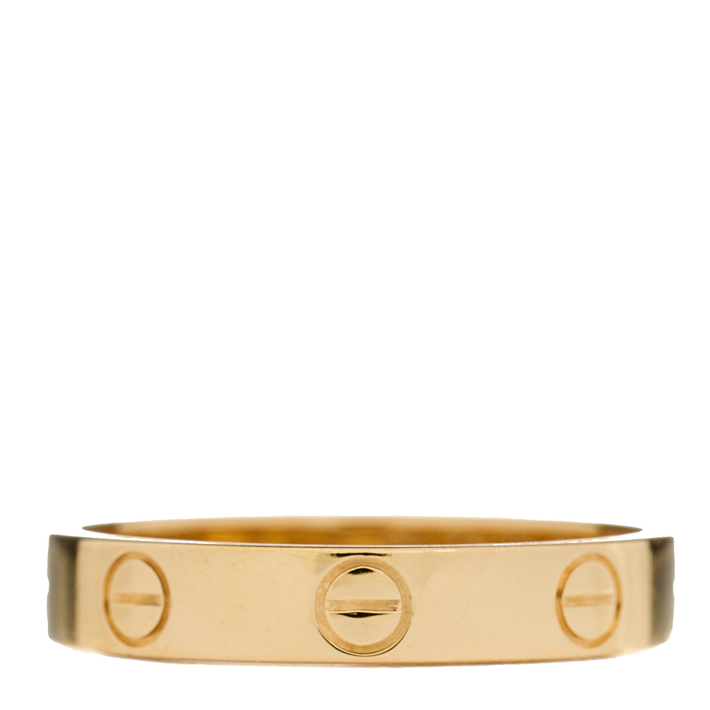 Cartier 18K Yellow Gold 3.5mm LOVE Wedding Band Ring 54 7 1 of 4