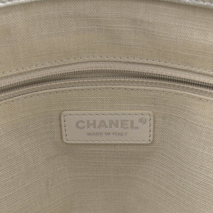 Chanel Metallic Calfskin Medium Deauville Tote Silver 11 of 27