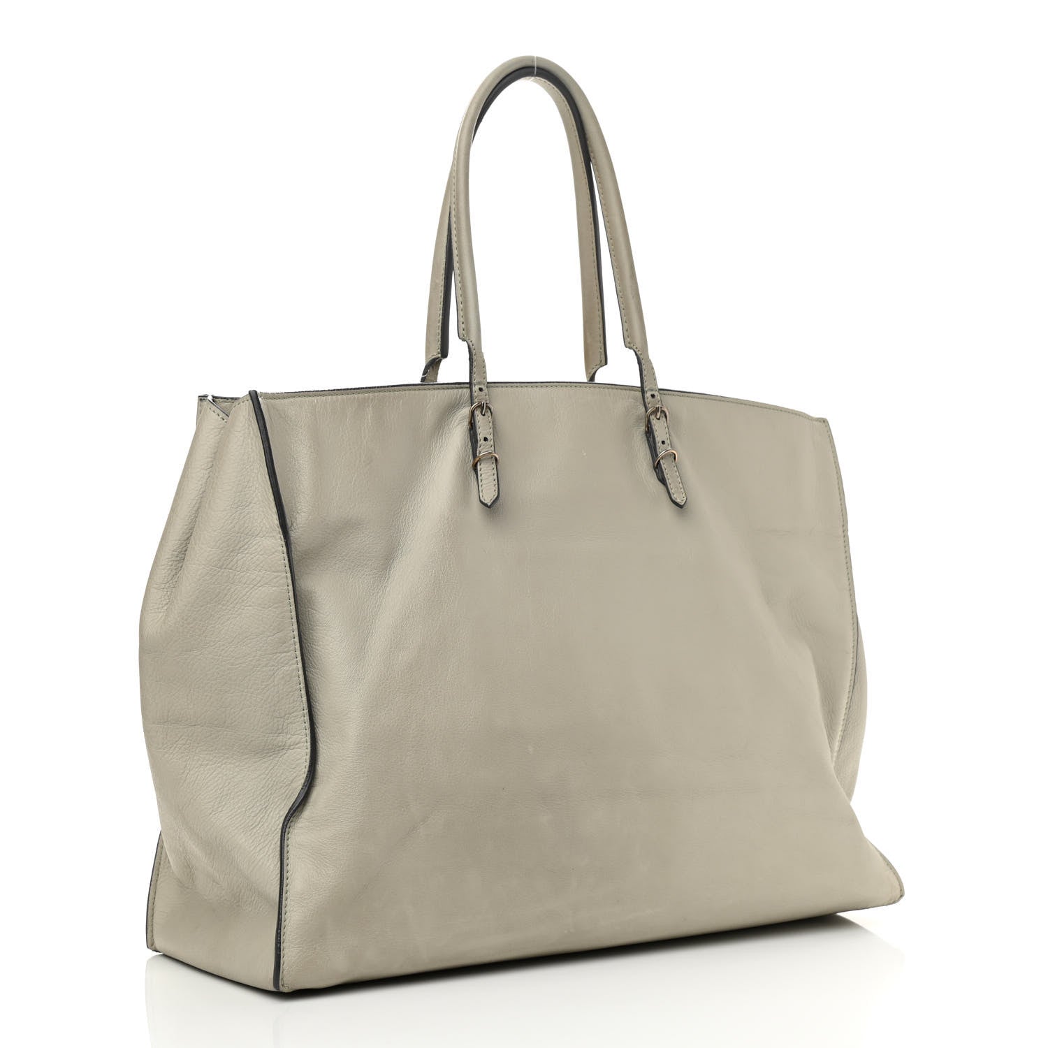 Balenciaga Veau Papier A4 Zip Around Tote Gray 3 of 19