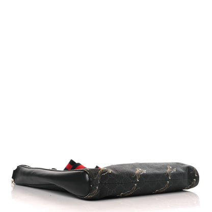 Gucci GG Supreme Monogram Tigers Web Messenger Bag Black Multicolor 4 of 9