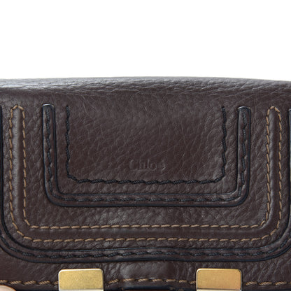 Chloe Grained Calfskin Marcie Square Wallet Truffle 7 of 7