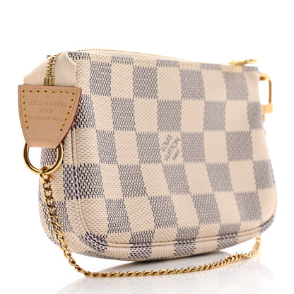 Louis Vuitton Damier Azur Mini Pochette Accessories 3 of 8