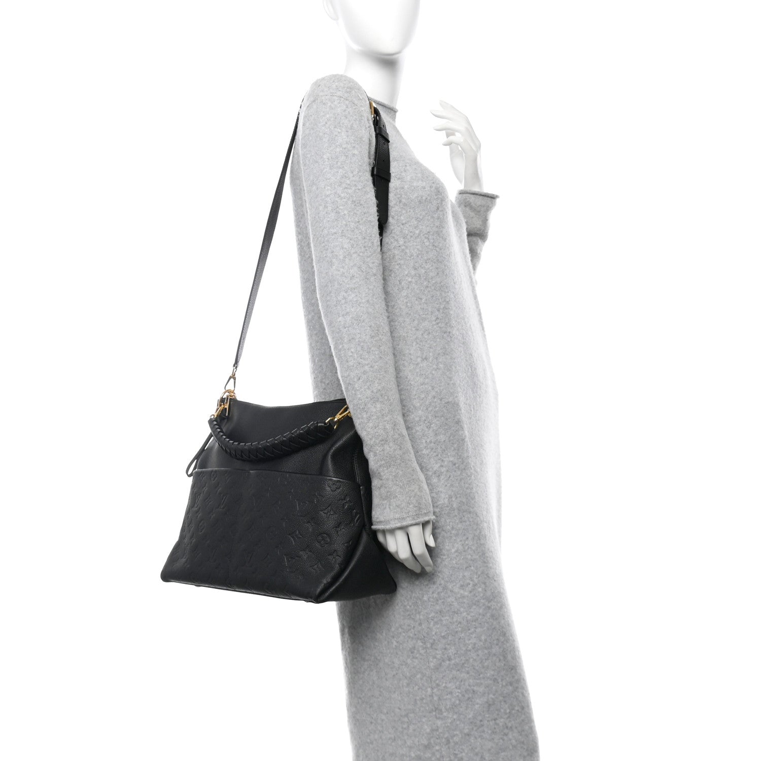Louis Vuitton Empreinte Maida Hobo Black 2 of 9