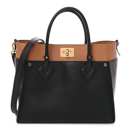 Louis Vuitton Calfskin Monogram On My Side Black 1 of 29