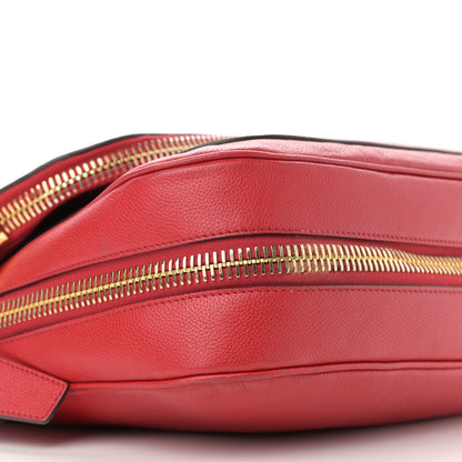 Tom Ford Pebbled Calfskin Large Jennifer Red 9 of 12