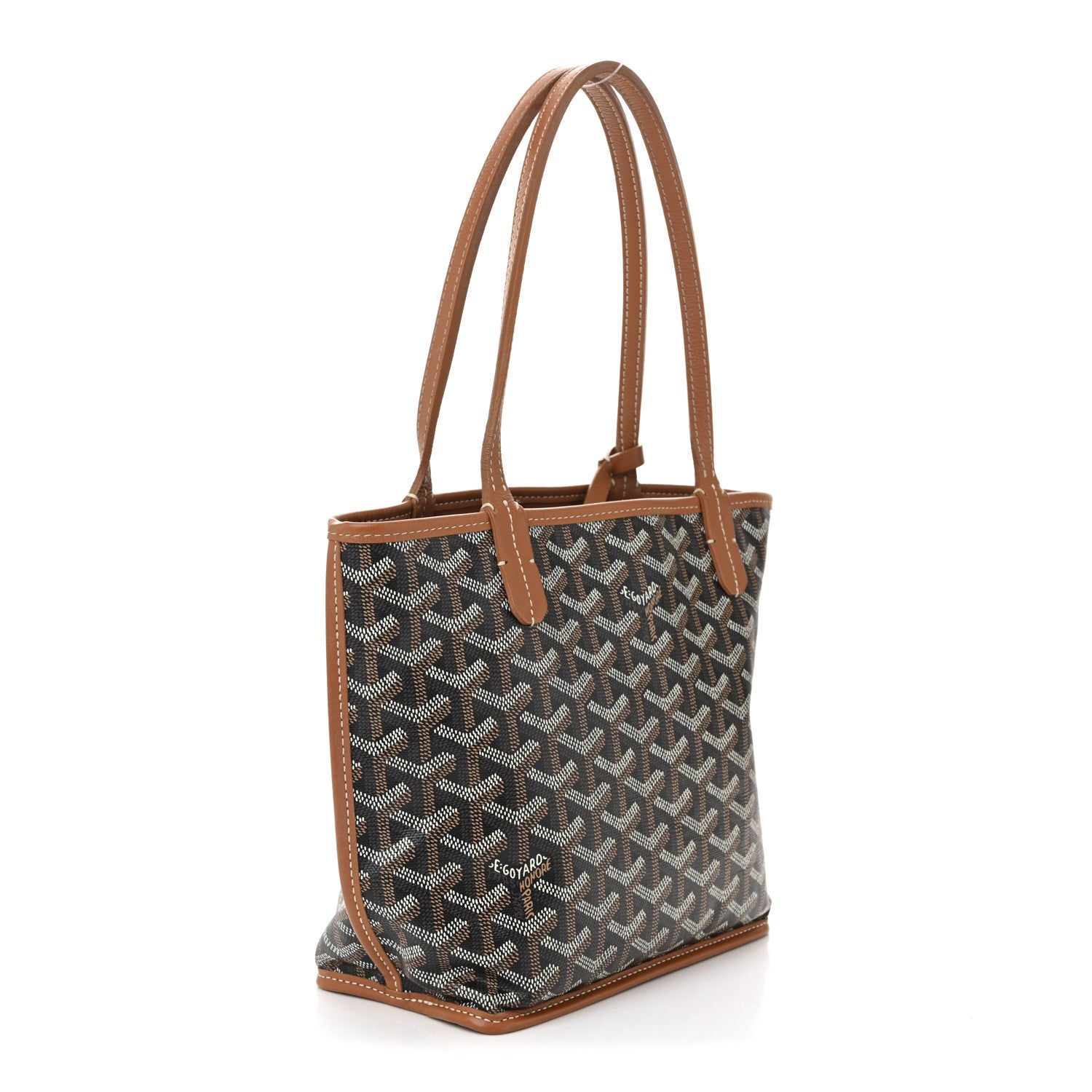 Goyard Goyardine Reversible Mini Anjou Black Gold 9 of 34