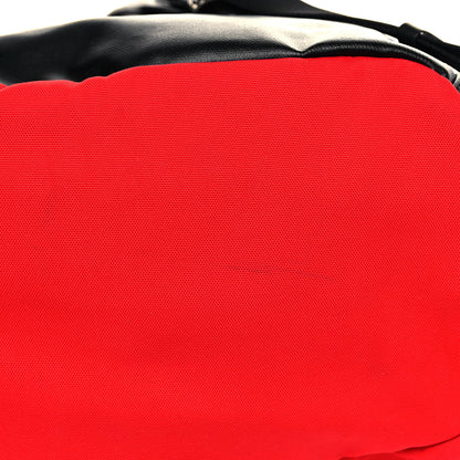 Givenchy Nylon Canvas Convertible Duffle Backpack Red Black 10 of 10