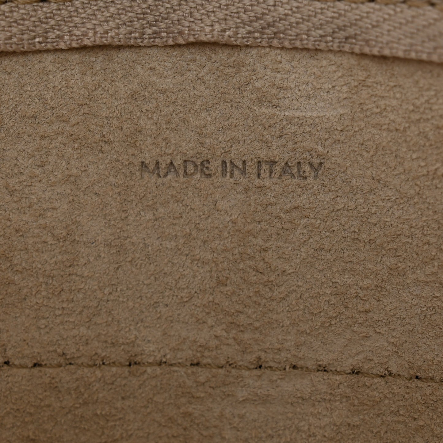 Grained Calfskin Nano Belt Bag Light Taupe