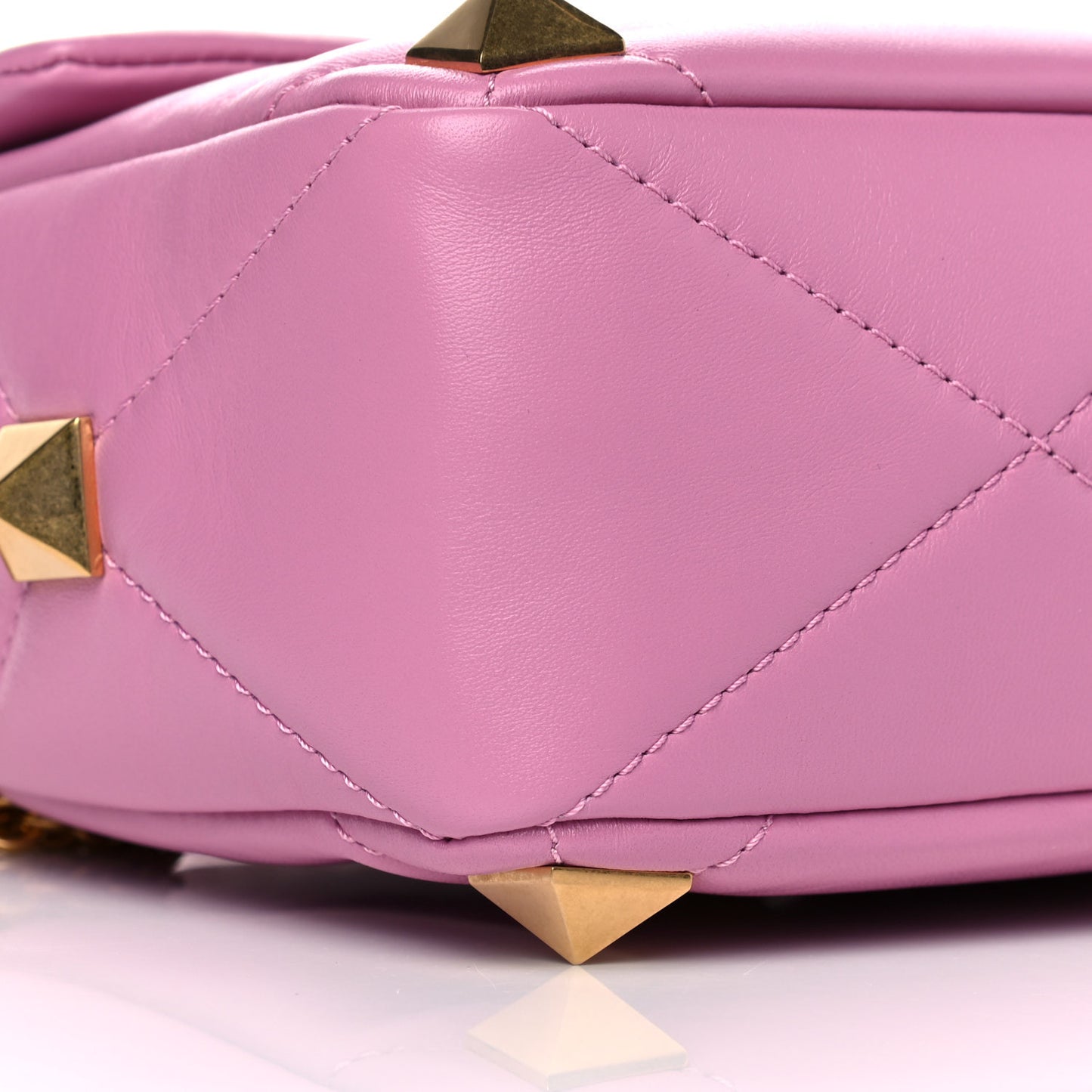 Nappa Large Roman Stud Shoulder Bag Giacinto