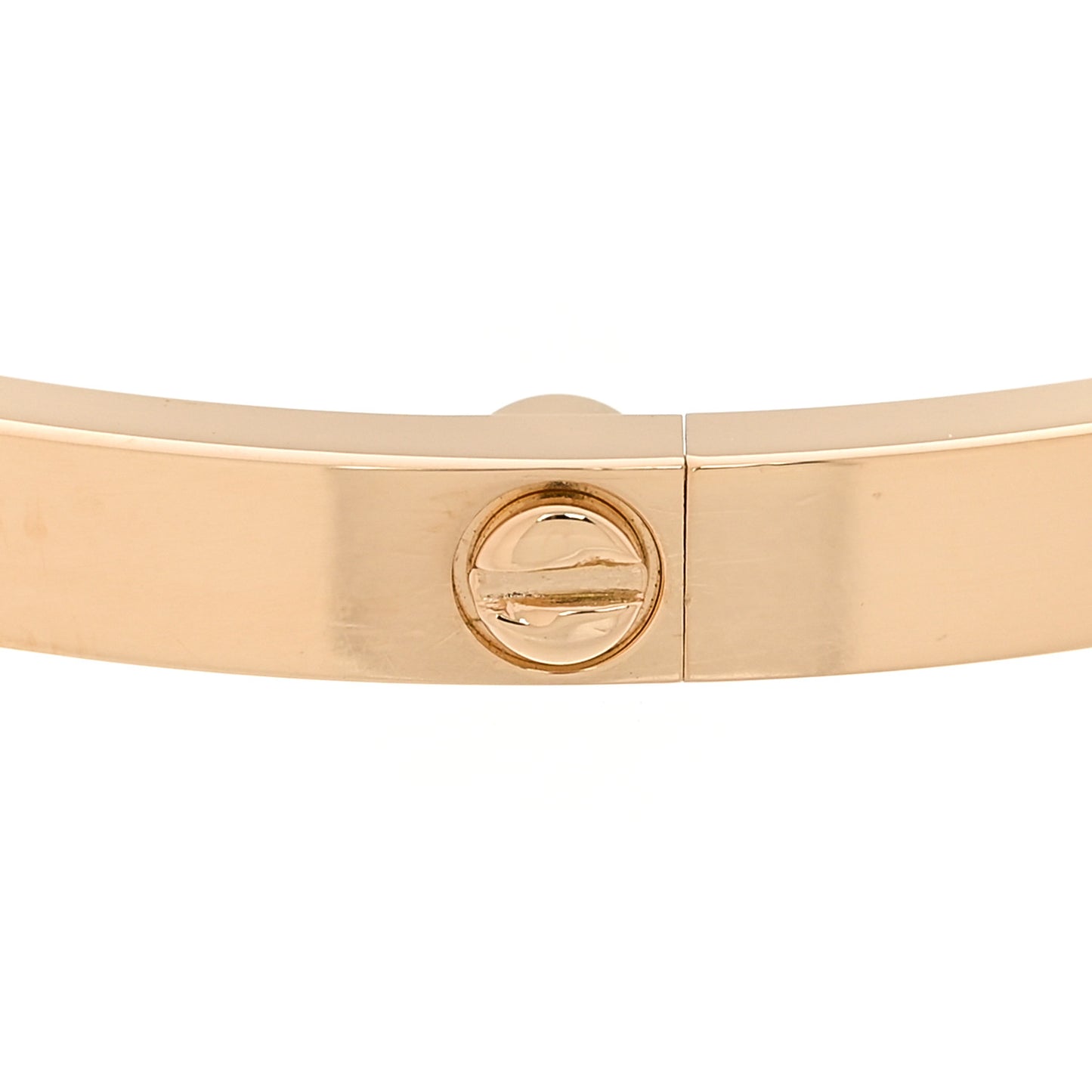 18K Yellow Gold 6 Diamond Small LOVE Bracelet 16