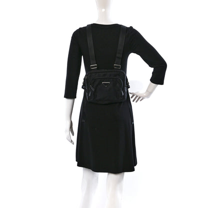 Prada Tessuto Nylon Montagna Harness Bag Black 3 of 11