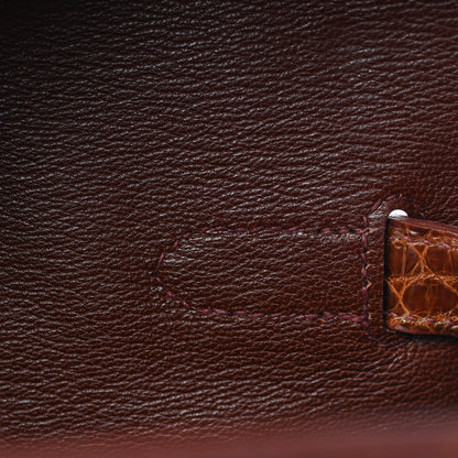 Hermes Shiny Porosus Crocodile Birkin 35 Etrusque 21 of 35
