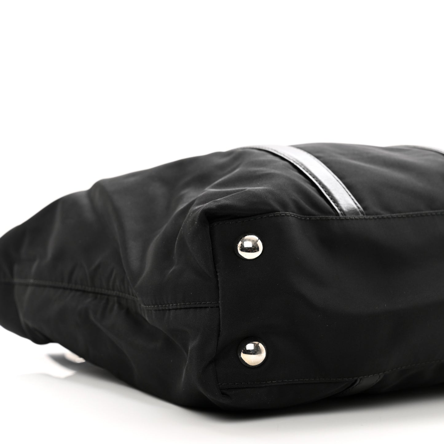 Tessuto Nylon Saffiano Tote Black