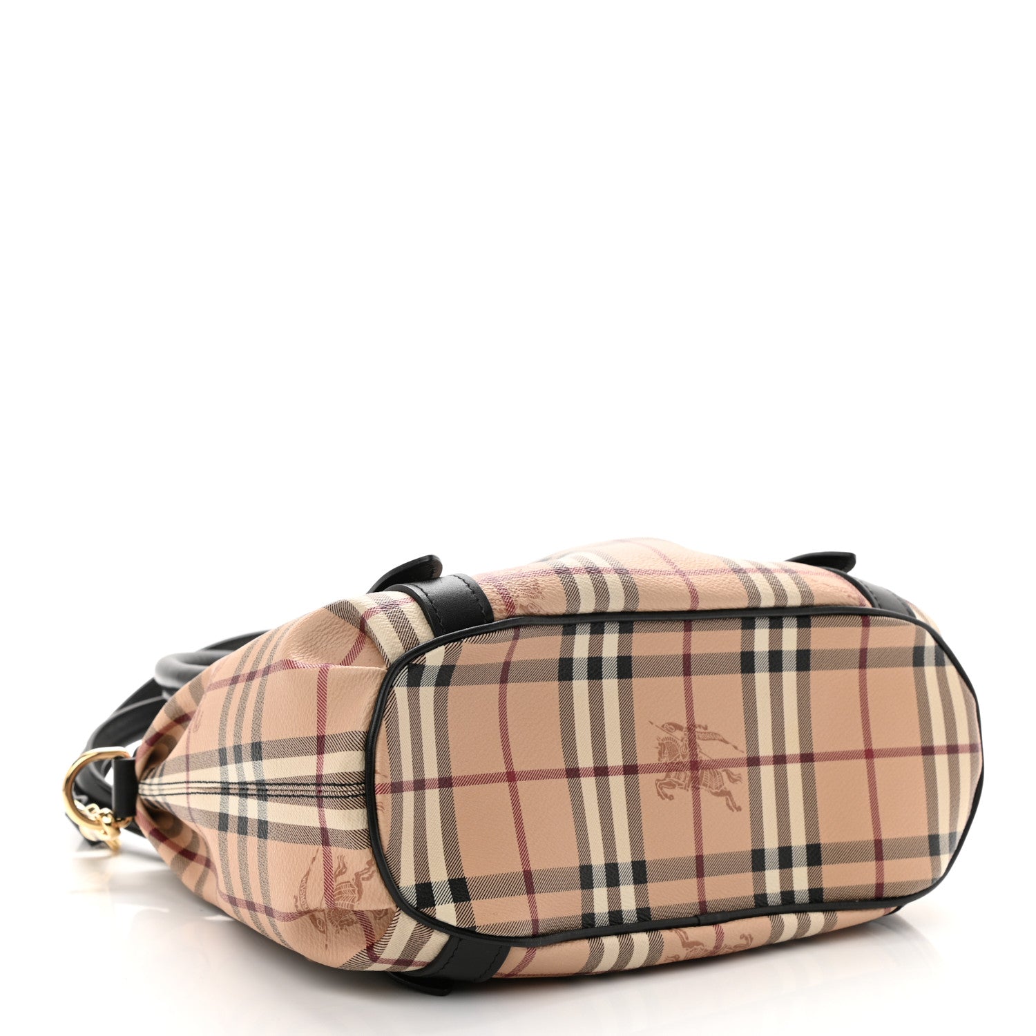 Burberry Haymarket Check Small Northfield Tote Black 4 of 13
