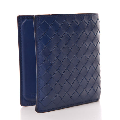 Bottega Veneta Nappa Intrecciato Bi-Fold Wallet Cobalt 3 of 7