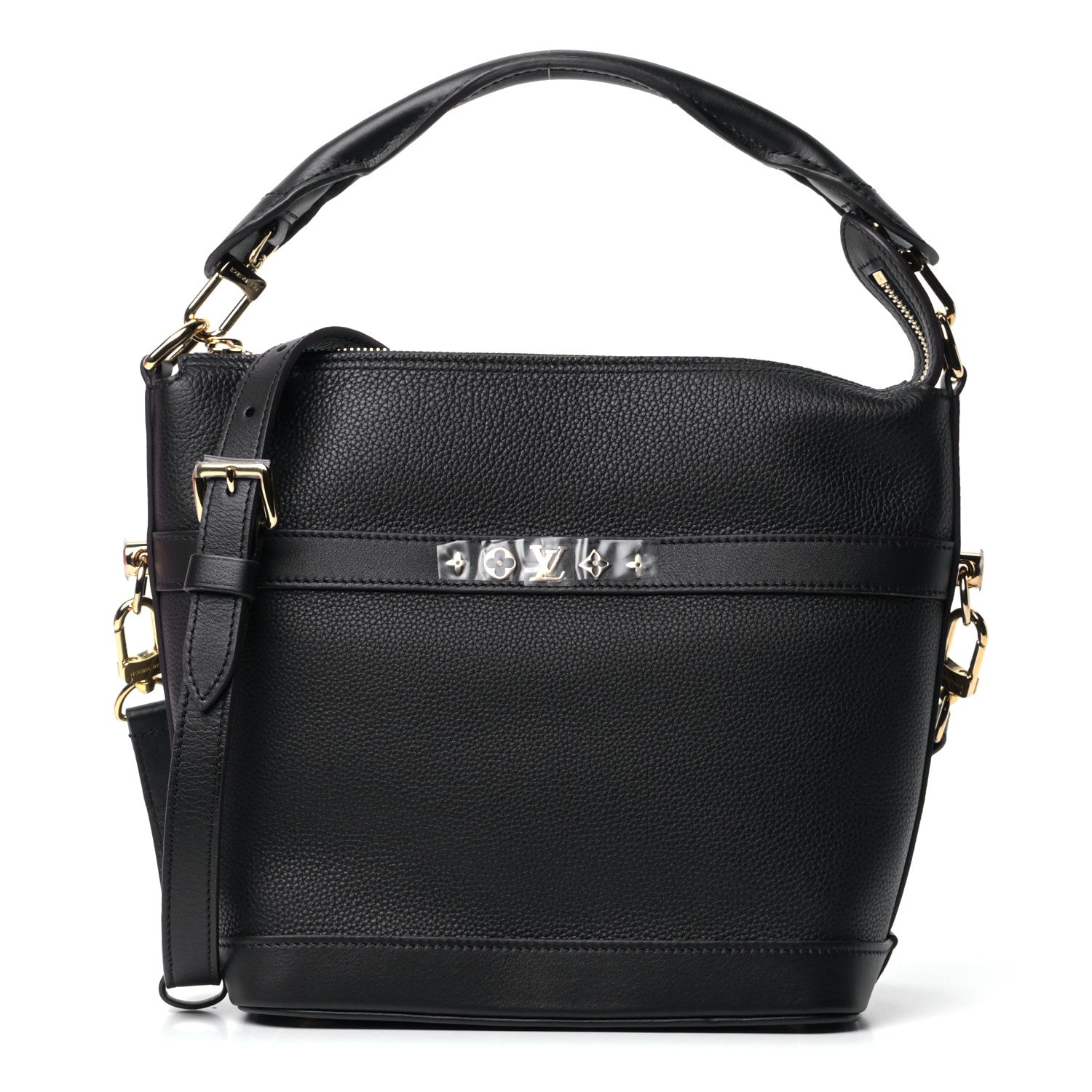 Louis Vuitton Grained Calfskin Cruiser PM Black 1 of 6
