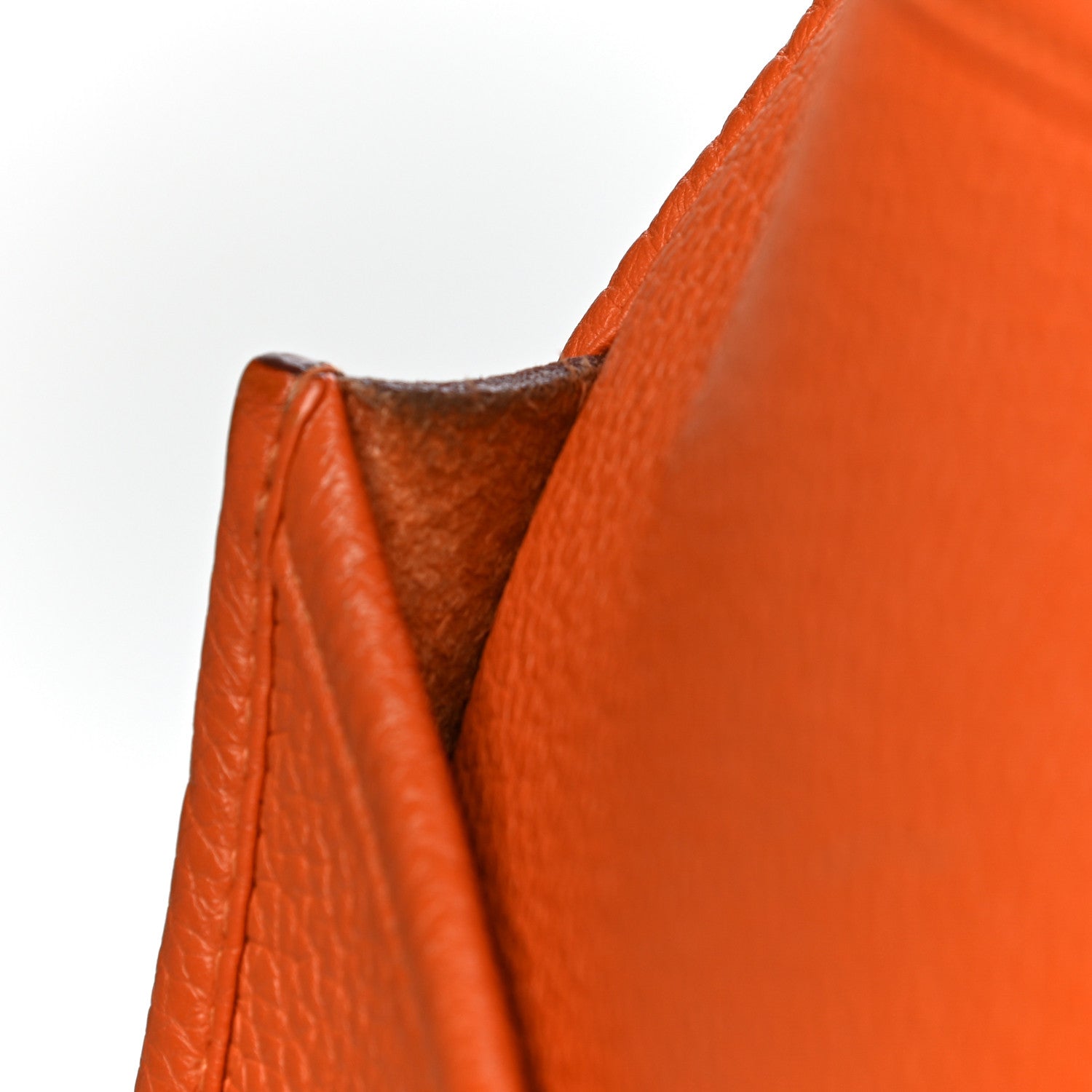 Hermes Taurillon Clemence Evelyne III GM Orange 16 of 19