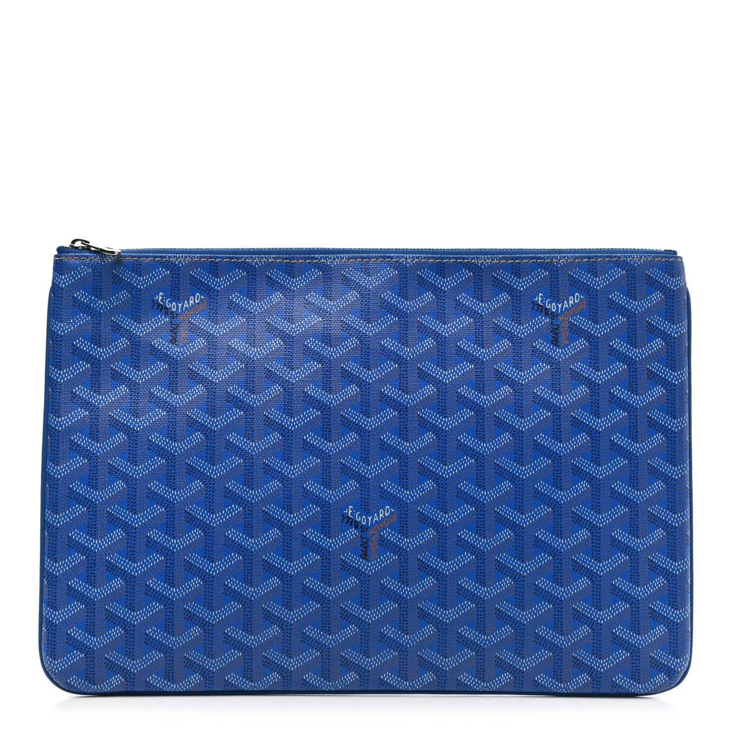 Goyard Goyardine Senat Pochette MM Sky Blue 1 of 8