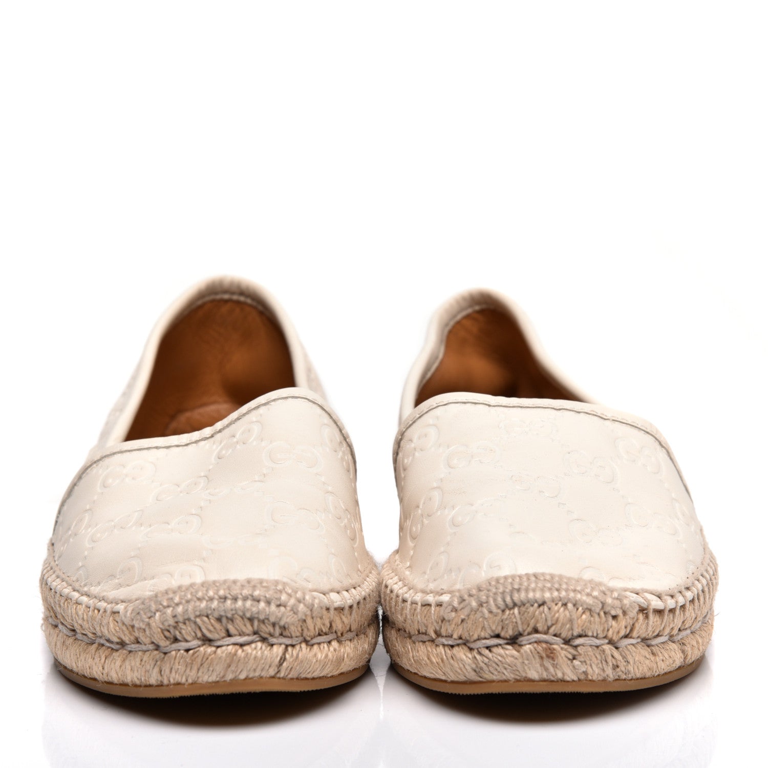Gucci Guccissima Signature Espadrilles 36 Mystic White 2 of 8