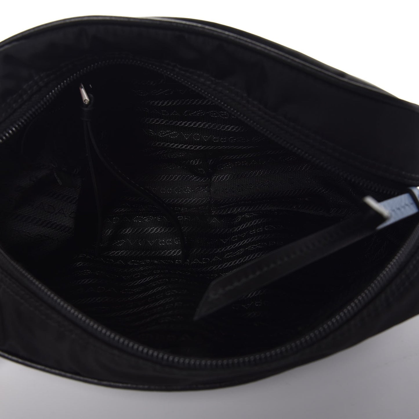 Tessuto Nylon Studded New Vela Shoulder Bag Black Astrale