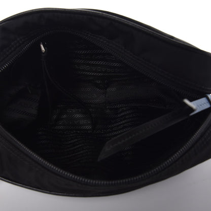 Prada Tessuto Nylon Studded New Vela Shoulder Bag Black Astrale 5 of 7