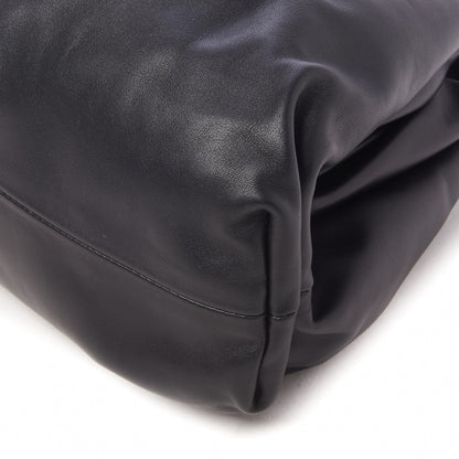 Bottega Veneta Smooth Butter Calf The Pouch Oversized Clutch Black 8 of 15