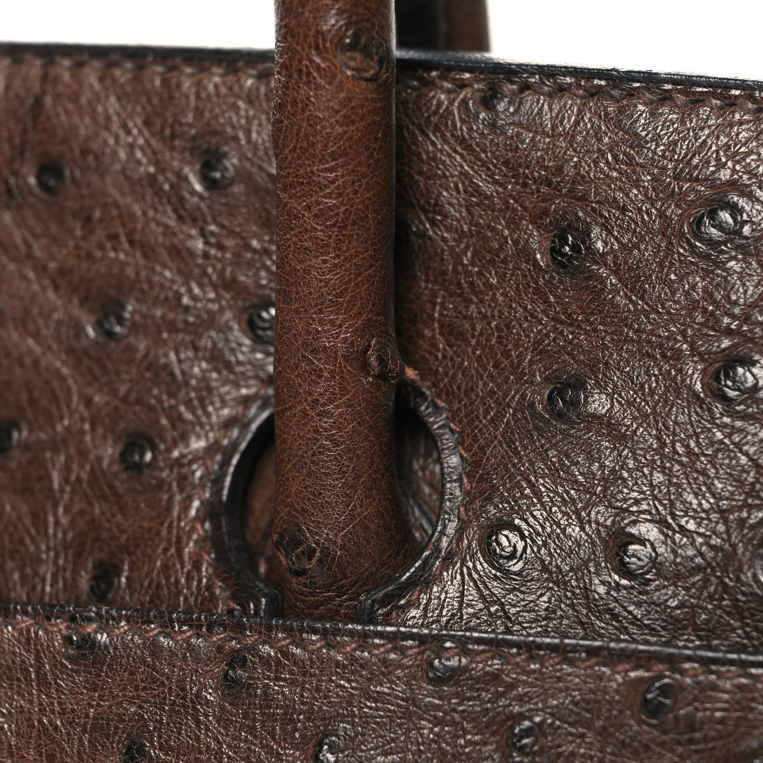 Hermes Ostrich Birkin 40 Noisette 13 of 14