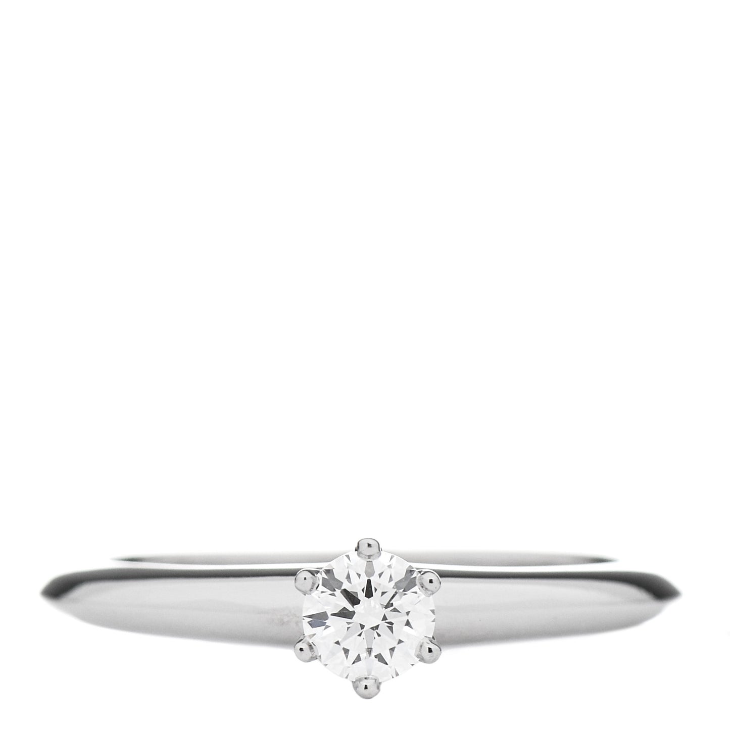 Platinum Diamond .20ct Solitaire Engagement Ring 49 5