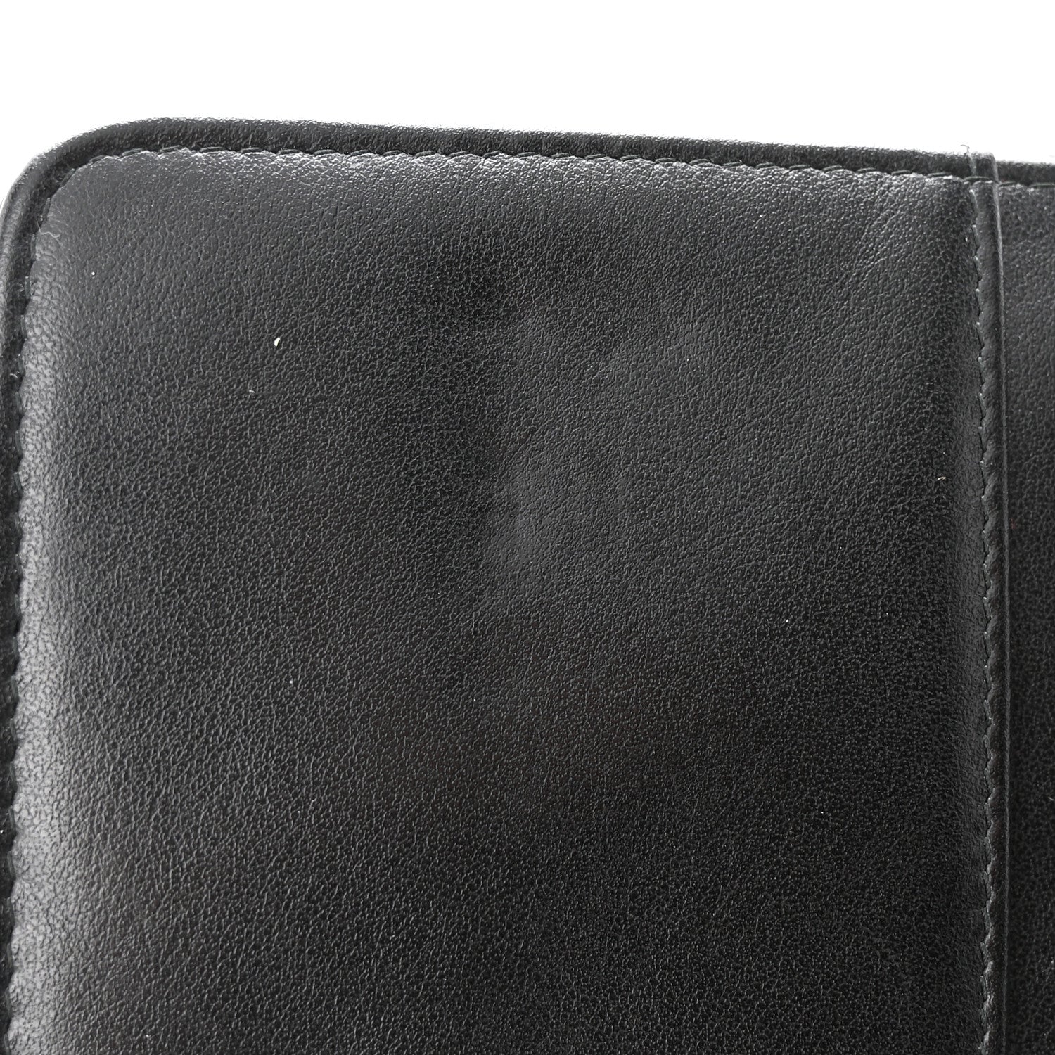 Chanel Aged Calfskin Quilted Gabrielle Wallet On Chain WOC White Black 12 of 14