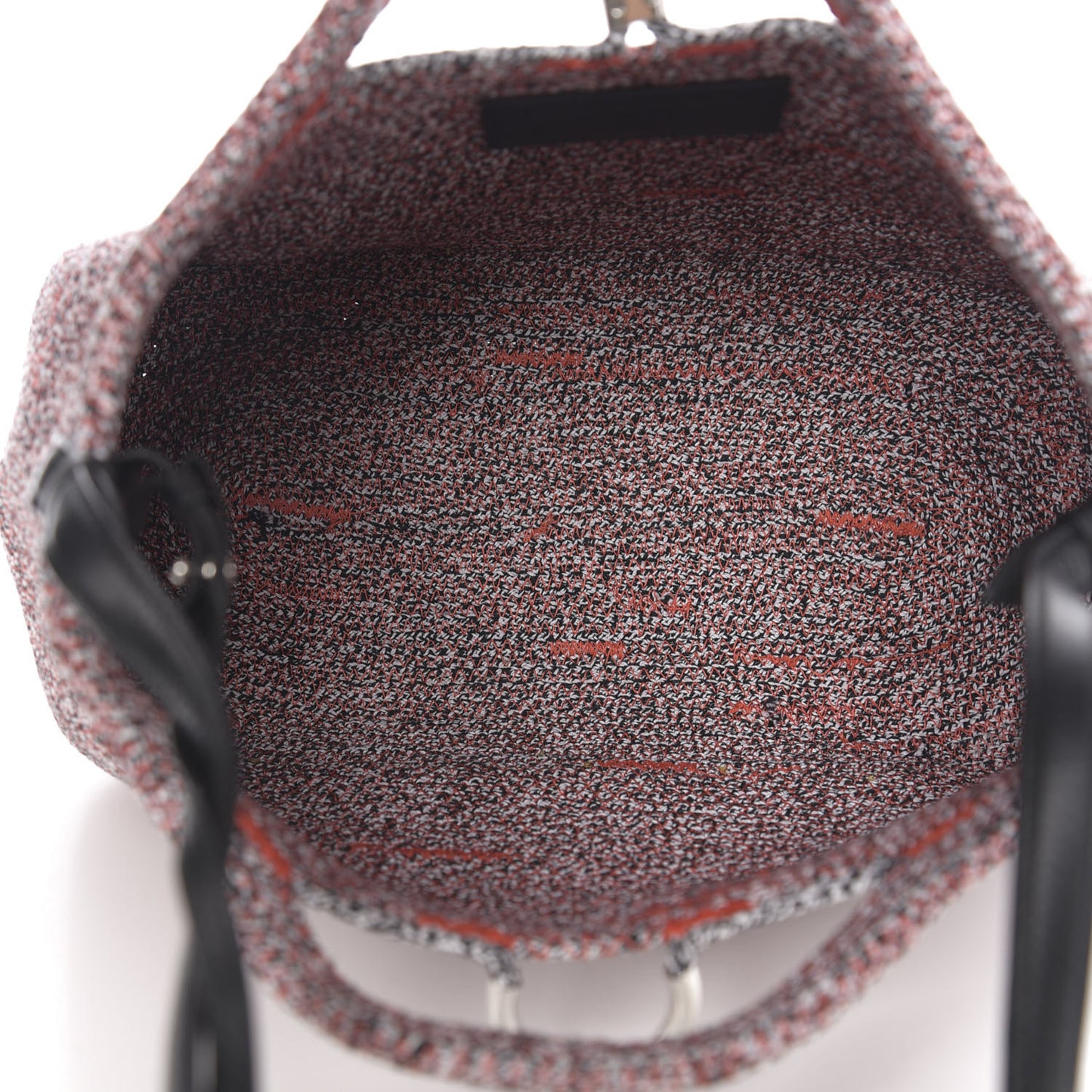 Tweed Toggle Convertible Tote Orange