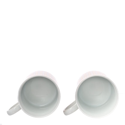 Hermes Porcelain Mosaique au 24 Mug Set of 2 Gold 5 of 9
