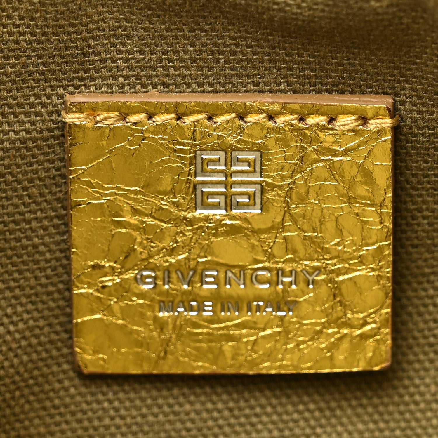 Givenchy Metallic Calfskin Mini Voyou Bag Gold 6 of 10