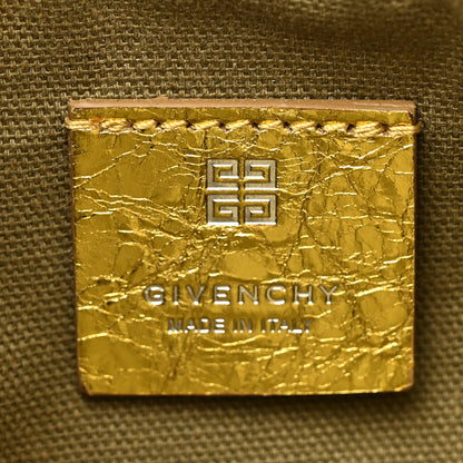 Givenchy Metallic Calfskin Mini Voyou Bag Gold 6 of 10