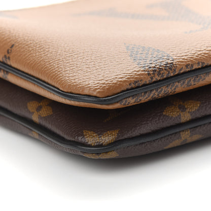 Louis Vuitton Reverse Monogram Giant Double Zip Pochette 8 of 11