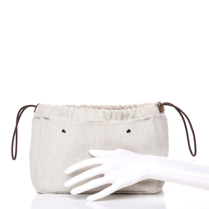 Hermes Canvas Barenia Fourbi 25 MM Pouch Naturel Fauve 2 of 6