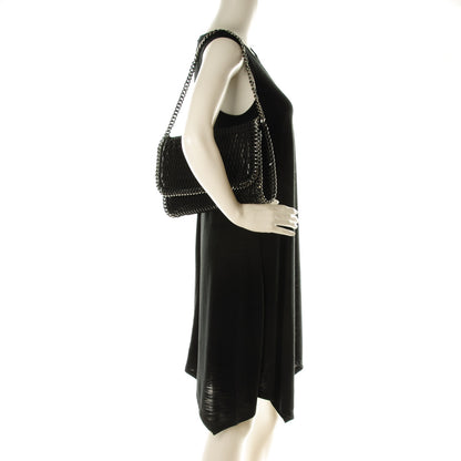 Stella McCartney Net Patent Falabella Clutch Black 2 of 8