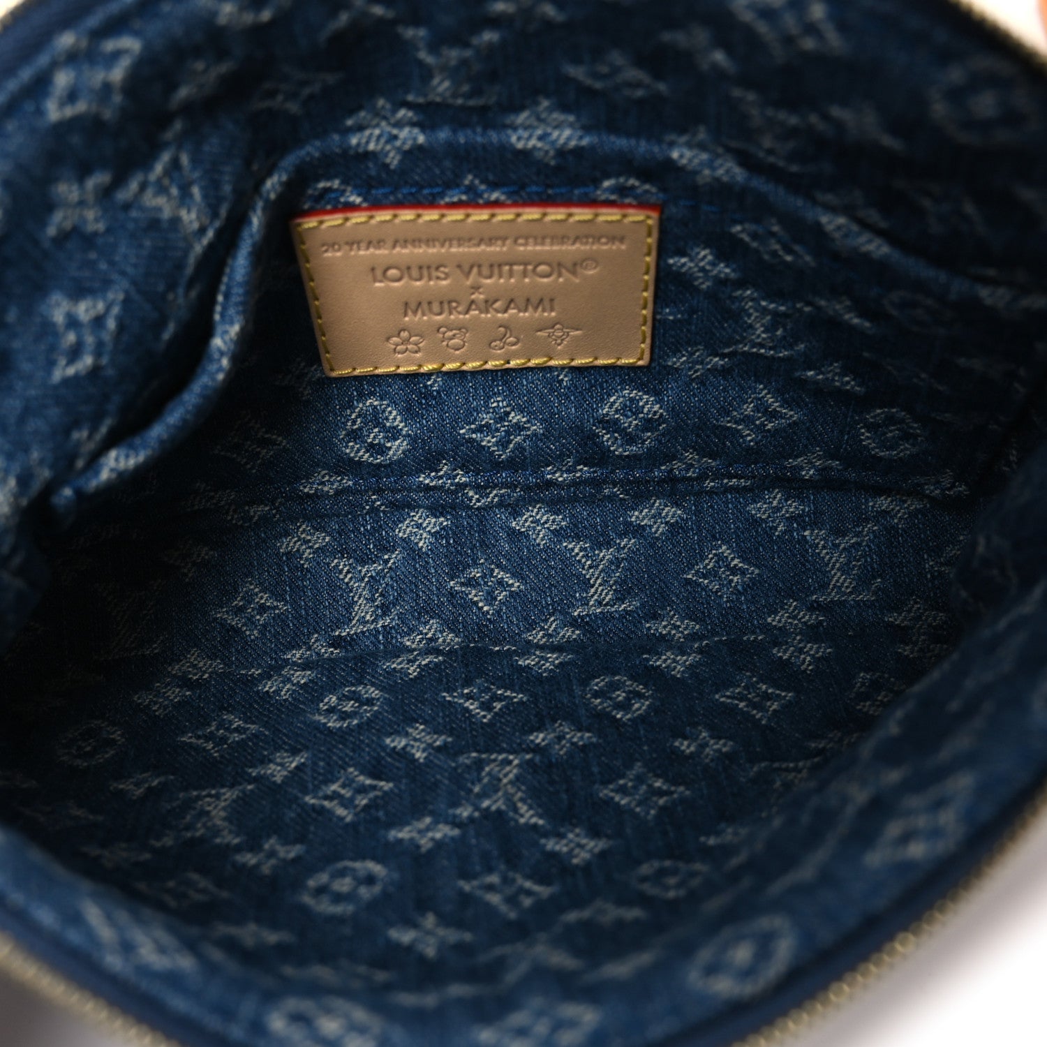 Louis Vuitton LV X TM Monogram Denim Cerises Pochette Accessories
